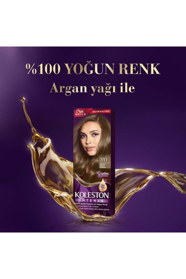 Koleston Intense Saç Bayası 7.11 Extra Küllü Kumral