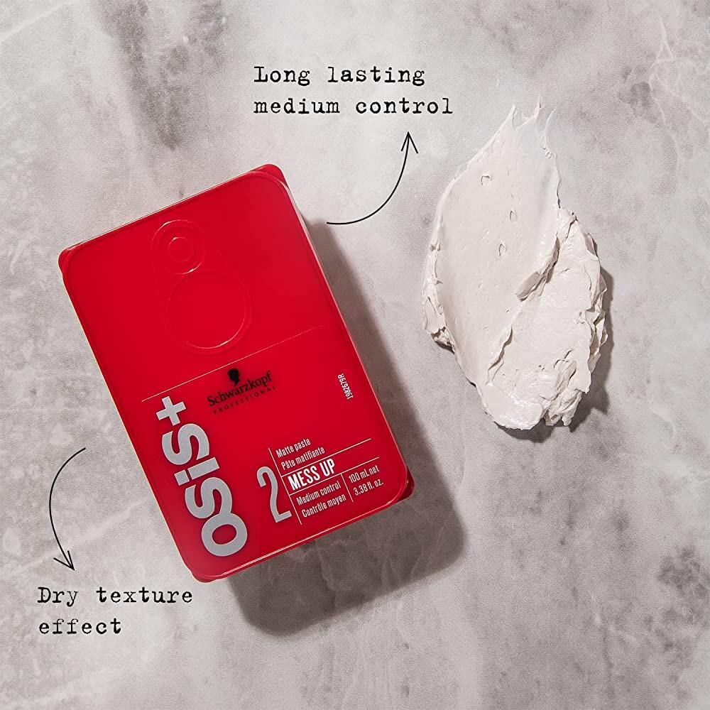 Schwarzkopf Osis+ Mess Up Mat Gum 100 Ml Saç Şekillendirici Hamur - Paste