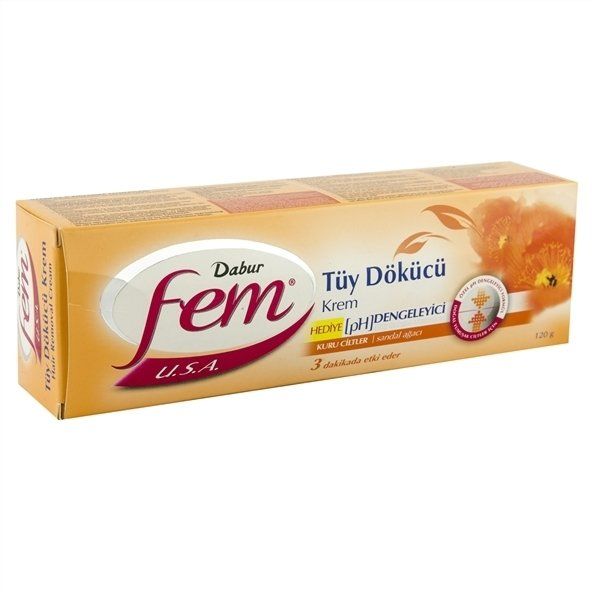 Fem Tüy Dökücü Krem Gold Kuru Ciltler 120ml Sandal Ağacı