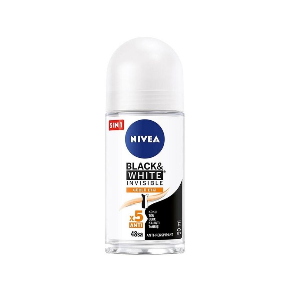 Nivea Roll-on Invisible Black White Güçlü Etki 50 ml Bayan