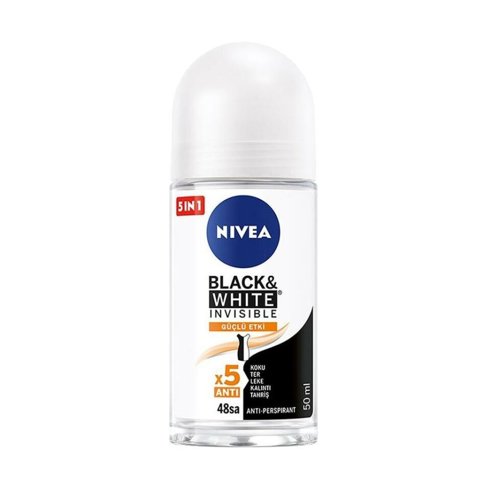 Nivea Roll-on Invisible Black White Güçlü Etki 50 ml Bayan