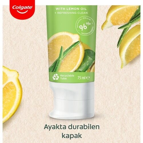 Colgate Natural Extracts Limon Ferahlatıcı Diş Macunu 75 ml