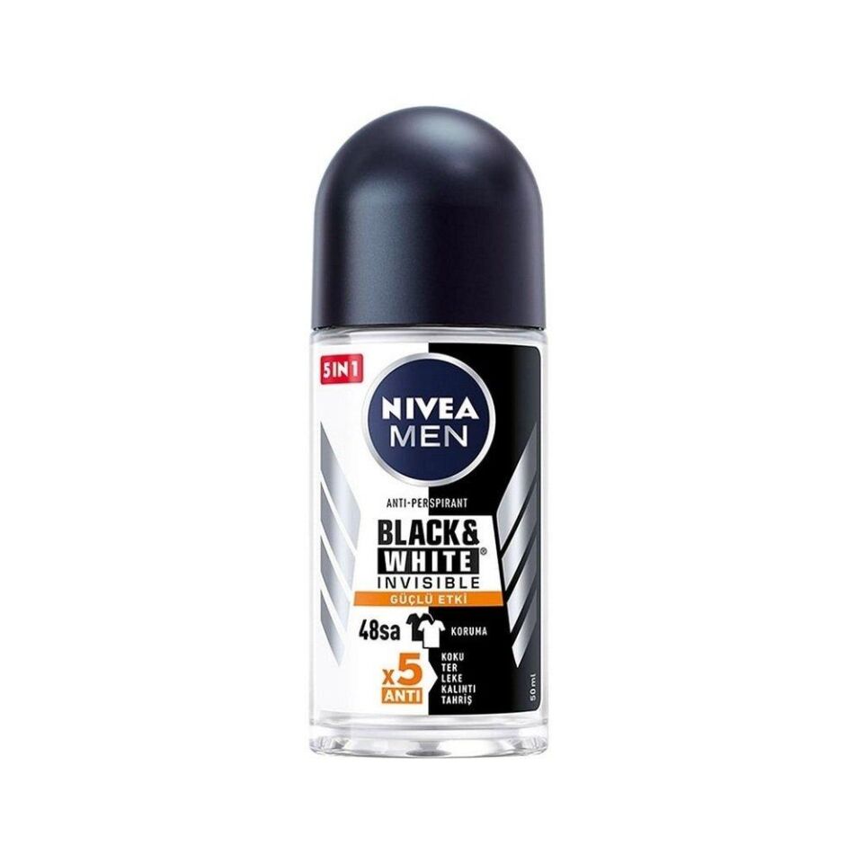 Nivea Roll-on Invisible Black White Güçlü Etki 50 ml Erkek