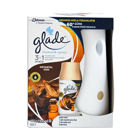 Glade Oryantal Oud Otomatik Sprey Sistem Makine + Yedek 269 Ml
