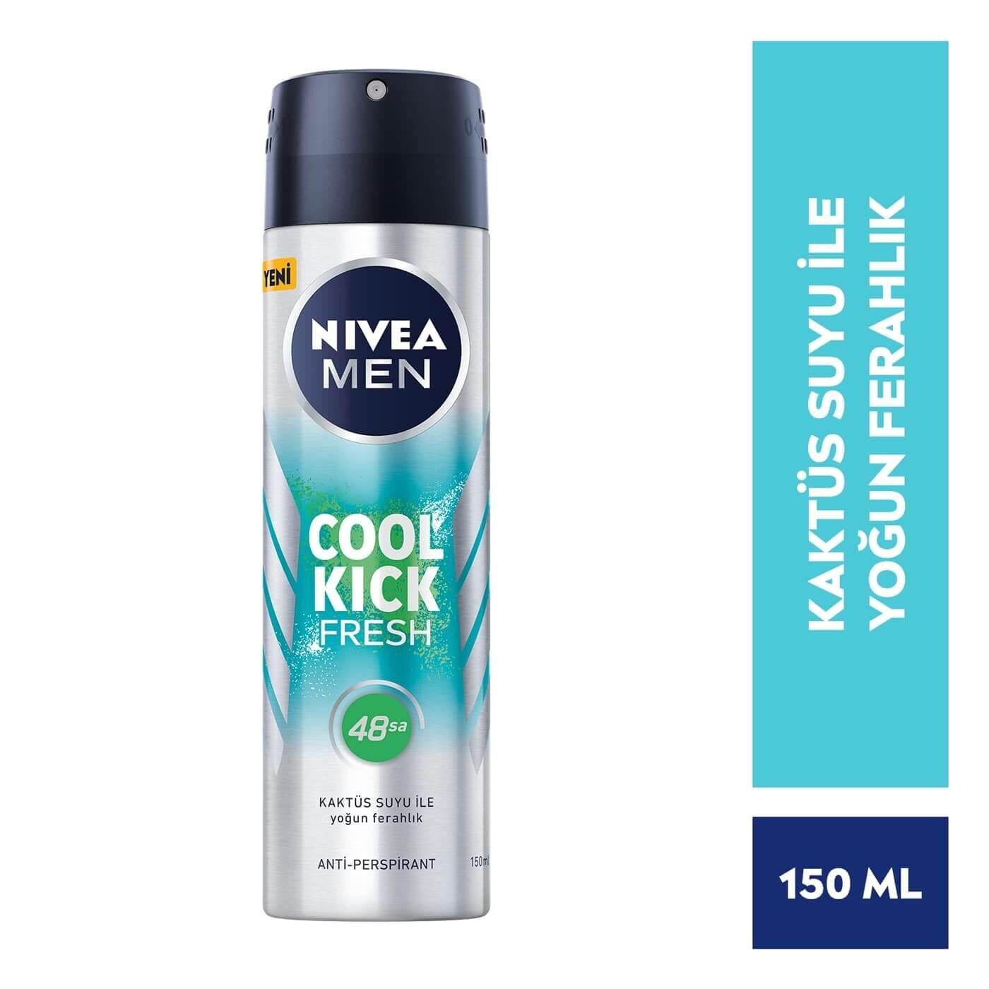 Nivea Deodorant Erkek Cool Kick Fresh 150 Ml