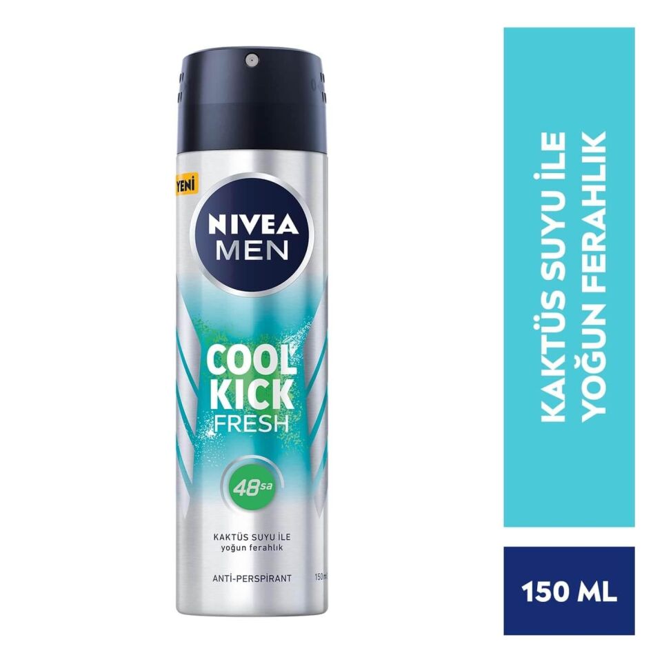 Nivea Deodorant Erkek Cool Kick Fresh 150 Ml