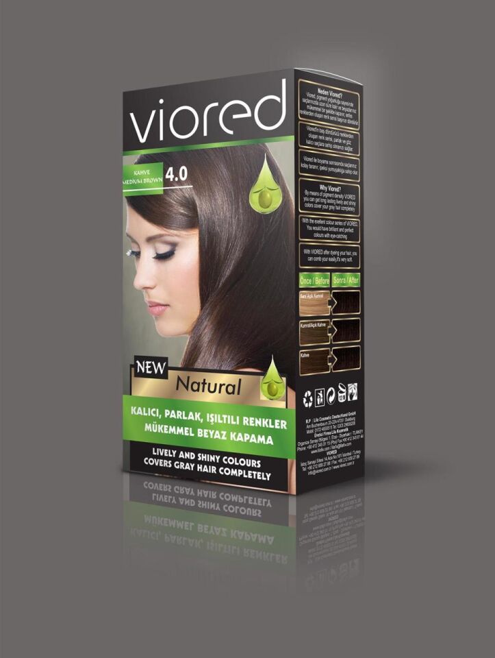 Sea Color Viored Natural Set Saç Boyası 4.0 Kahve