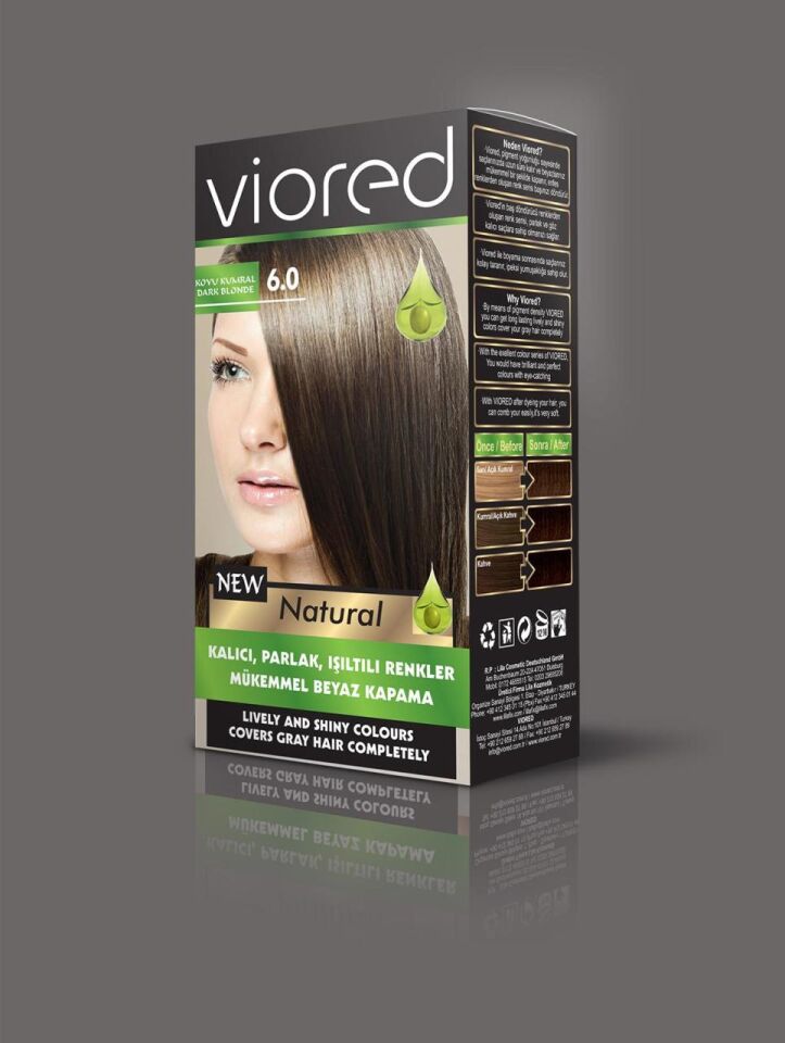 Sea Color Viored Natural Set Saç Boyası 6.0 Koyu Kumral