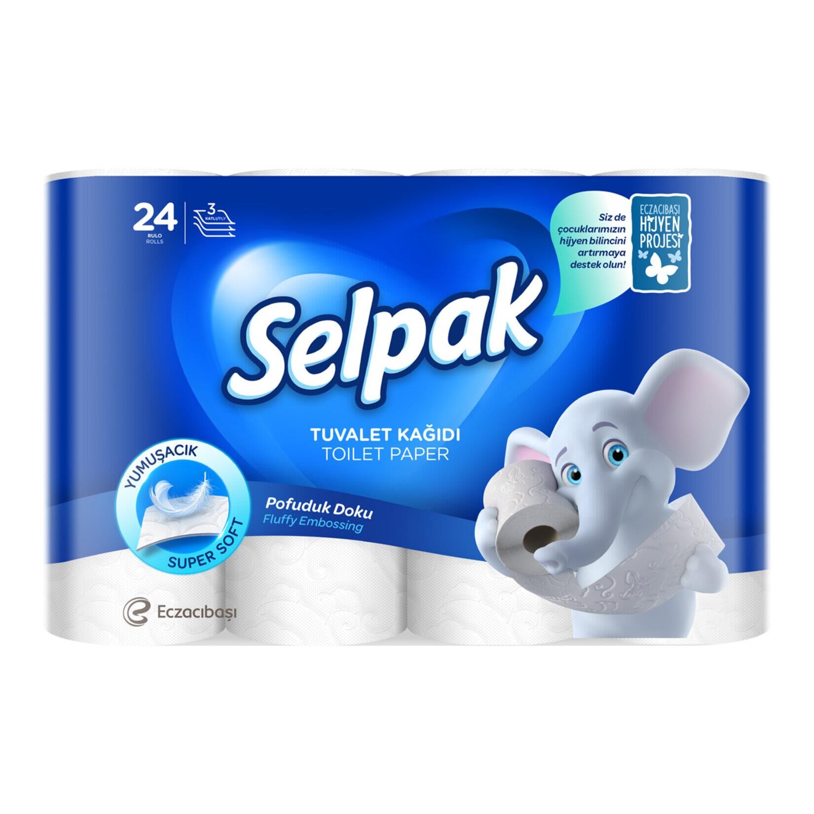 Selpak Hijyen Tuvalet Kağıdı 24 Lü