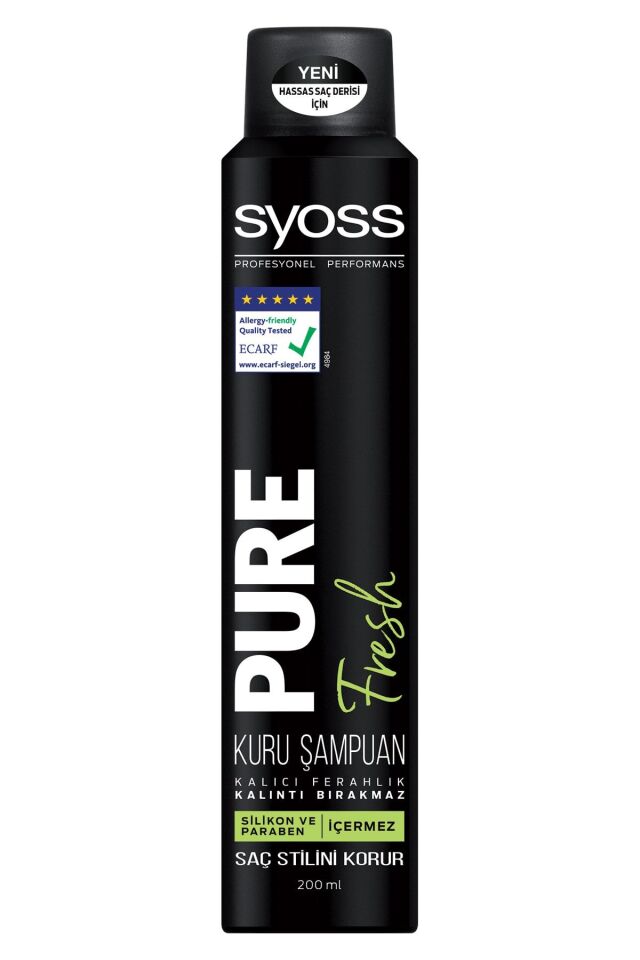 Syoss Pure Fresh Kuru Şampuan 200 Ml