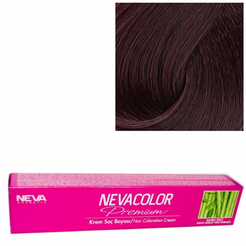Neva Color Tüp Saç Boyası 4.5 Kızıl Kestane 50 Gr + Oksidan Sıvısı 50 Ml