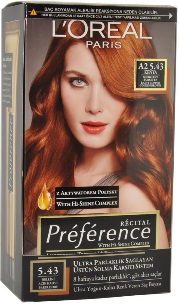 Loreal Recital Preference 5.43 Kenya Saç Boyası