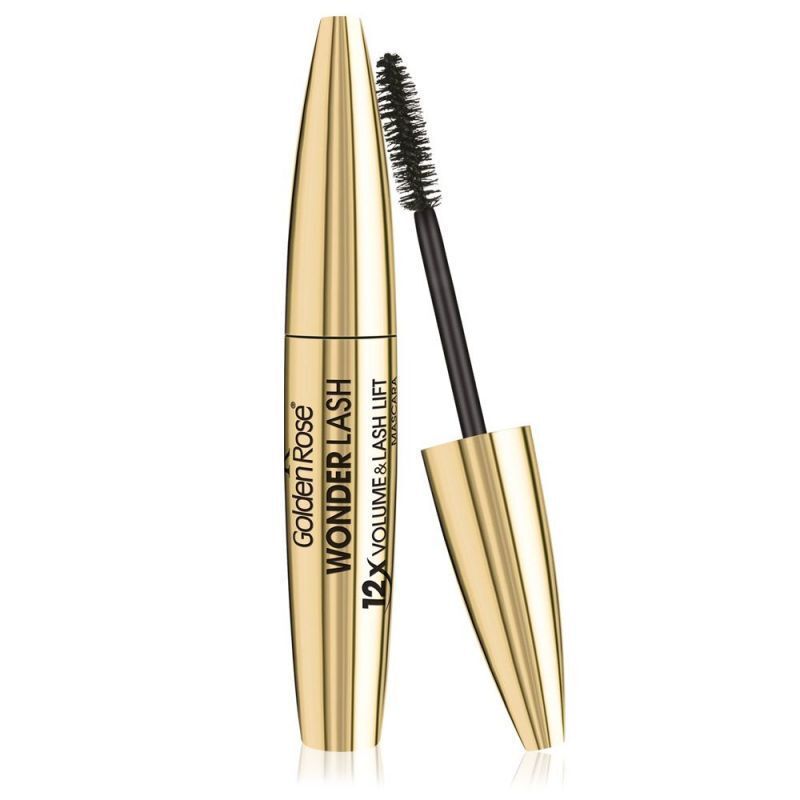 Golden Rose 12X Kat Hacim Sağlayan Siyah Maskara - Wonder Lash