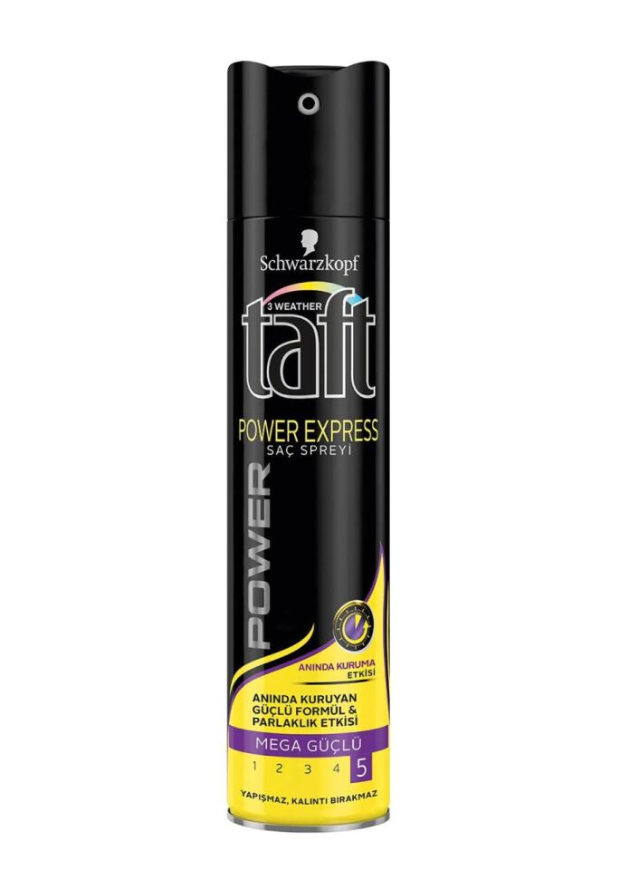 Taft Saç Spreyi 05 Mega Güç 250ml Power Express