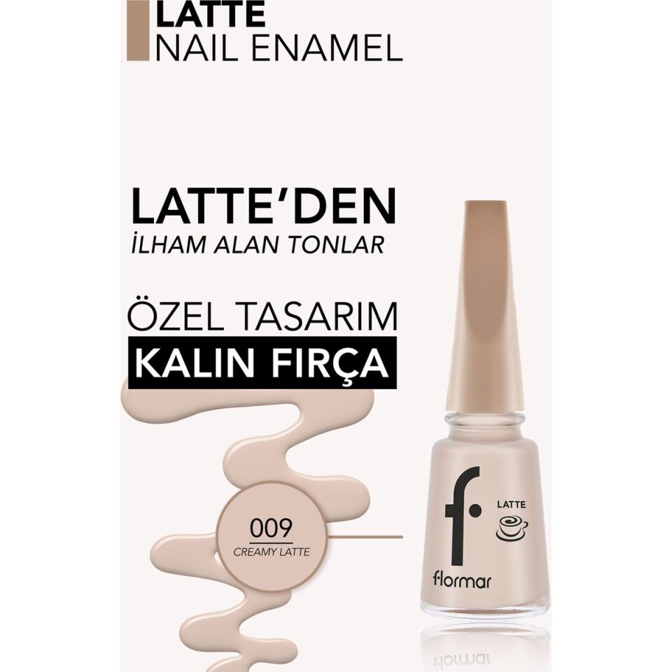 Flormar Oje No 009 Latte CREAMY