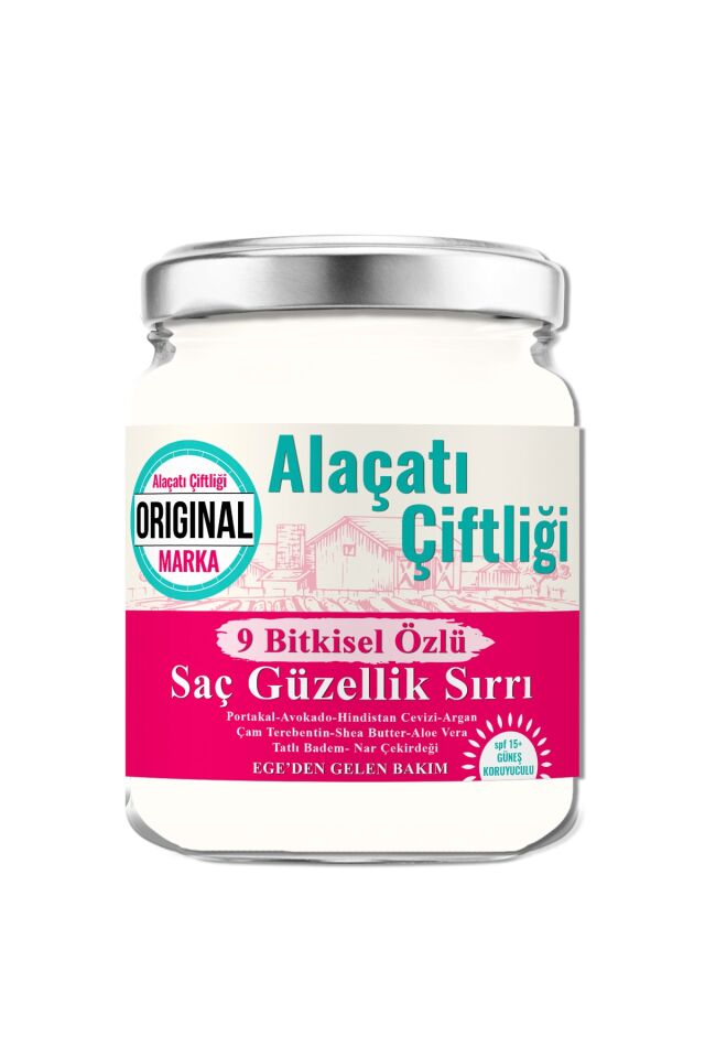 Alaçatı Çiftliği Saç Bakım Yağı 190 Ml 9 Bitkisel Özlü Saç Güzellik Sıırı