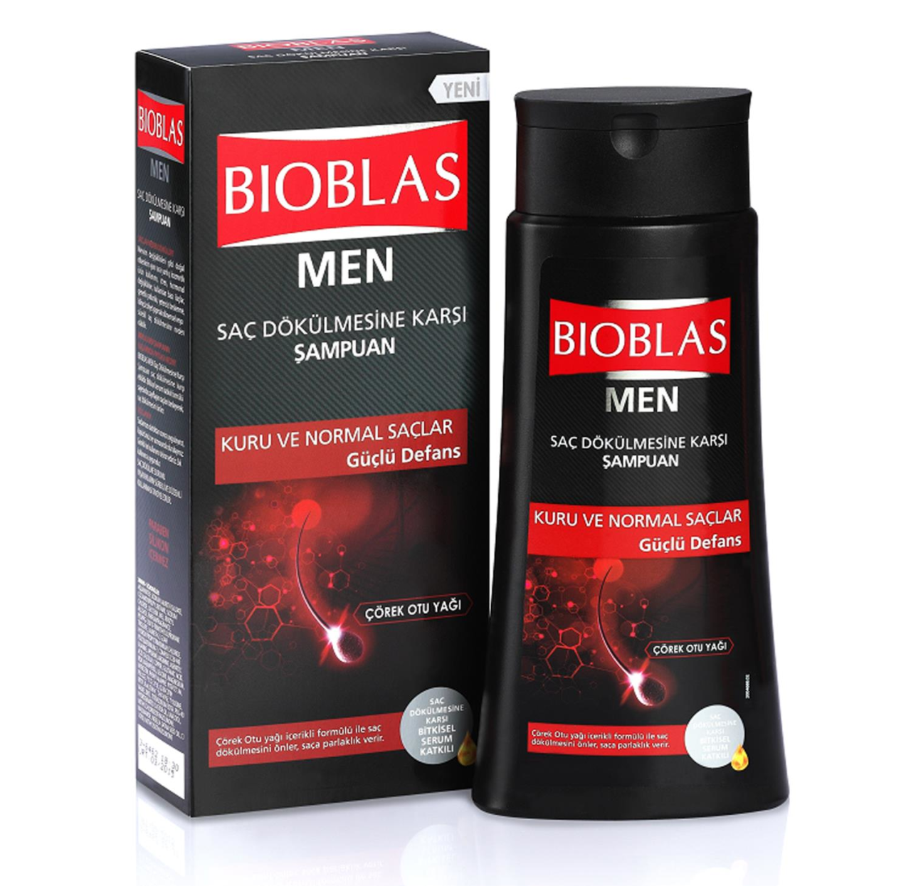 Bioblas Men Şampuan 400 Ml Kuru ve Normal Saçlar