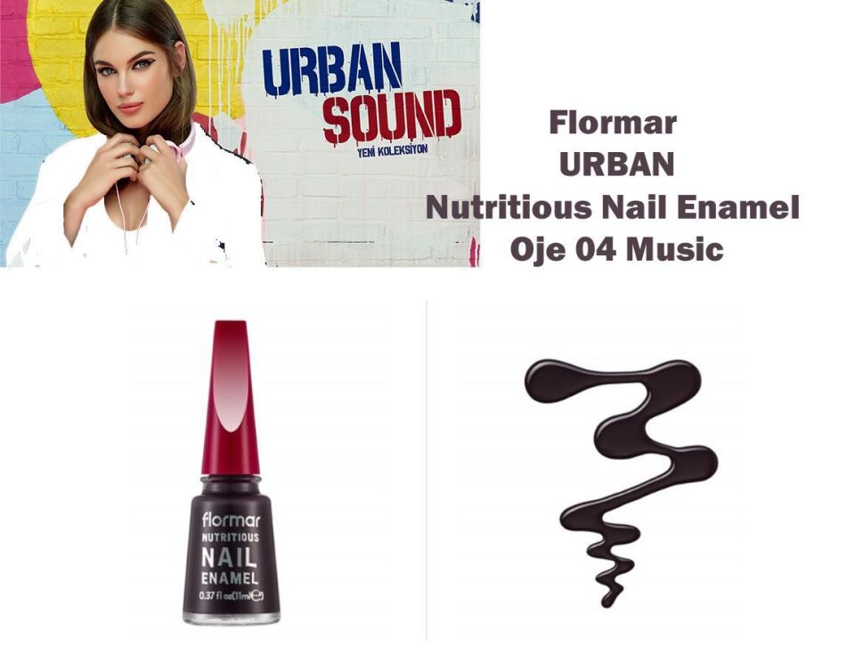 Flormar Nutritious Nail Enamel Mor Oje 04 Music