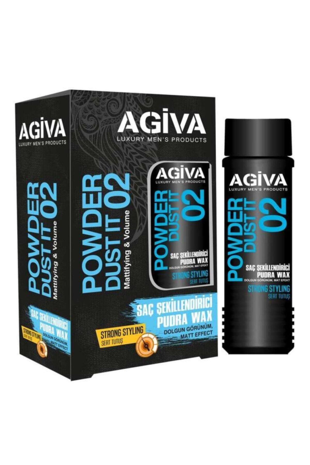 Agiva Güçlü Şekillendirme 02 Toz Wax 20 gr Sert Tutuş Matt Effect