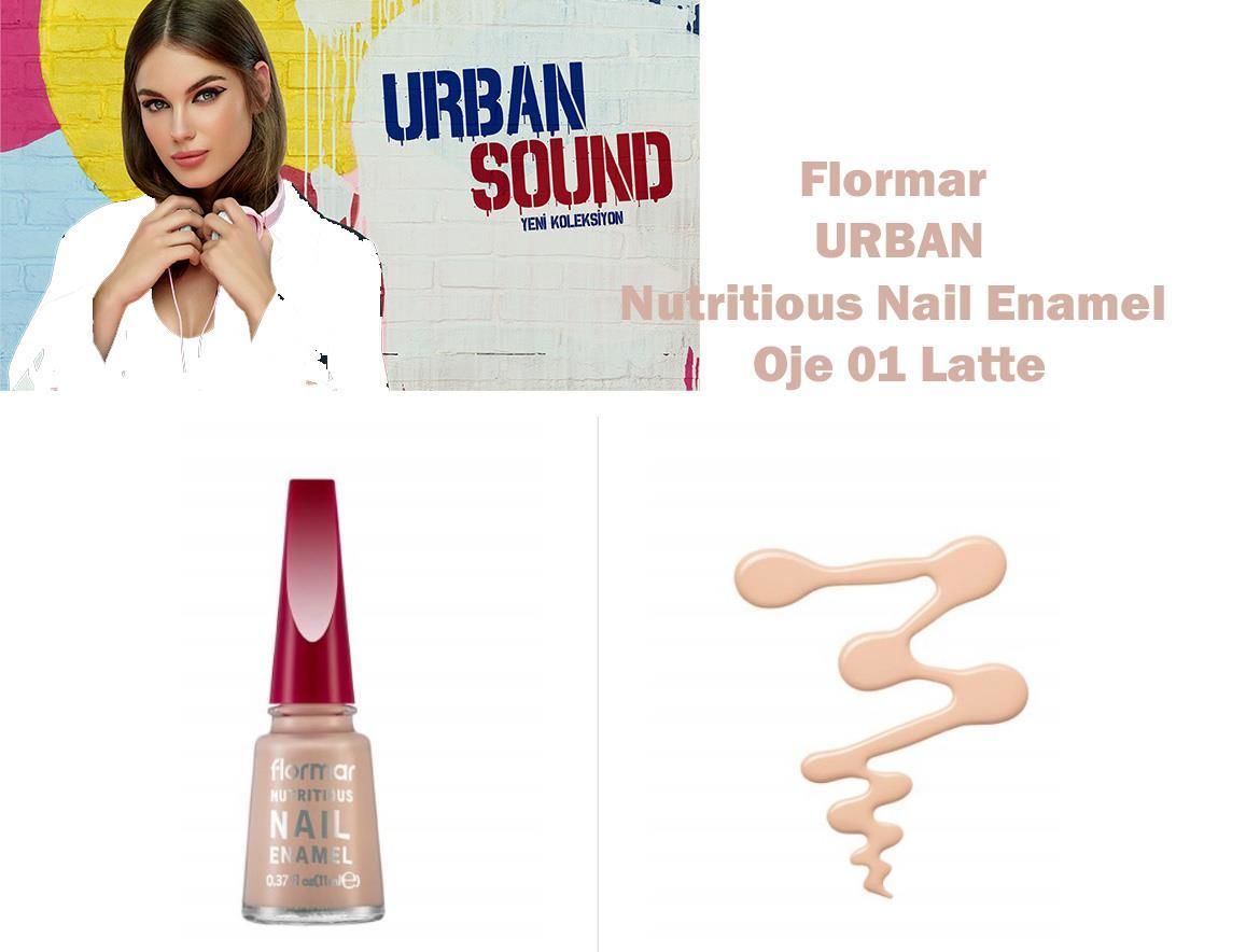Flormar Nutritious Nail Enamel Bej Oje 01 Latte