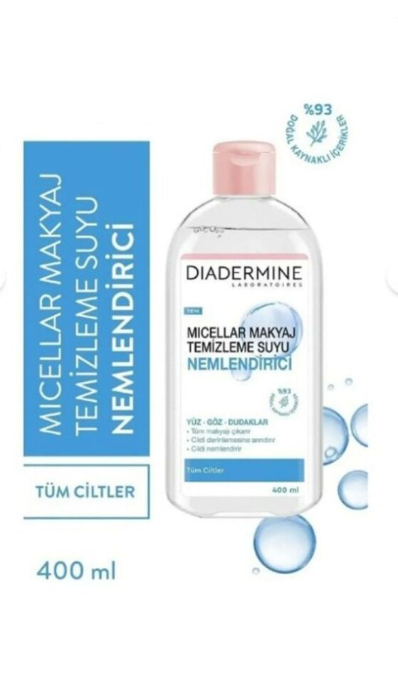 Diadermine 400 Ml Nemlendirici Micellar Kusursuz Makyaj Temizleme Suyu