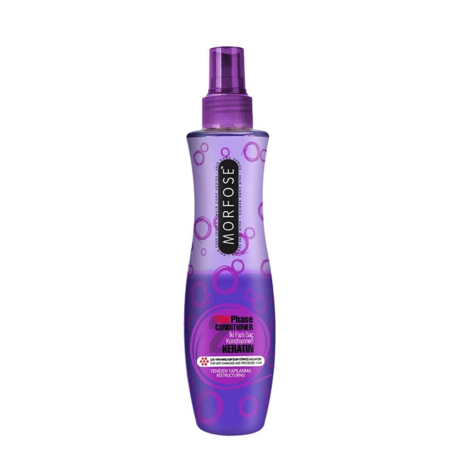 Morfose Sıvı Saç Kremi Keratin Fön Suyu 240 Ml Mor