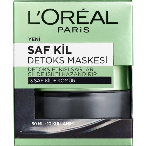 Loreal Paris Saf Kil Maske Detoks 50 Ml Pure Clay