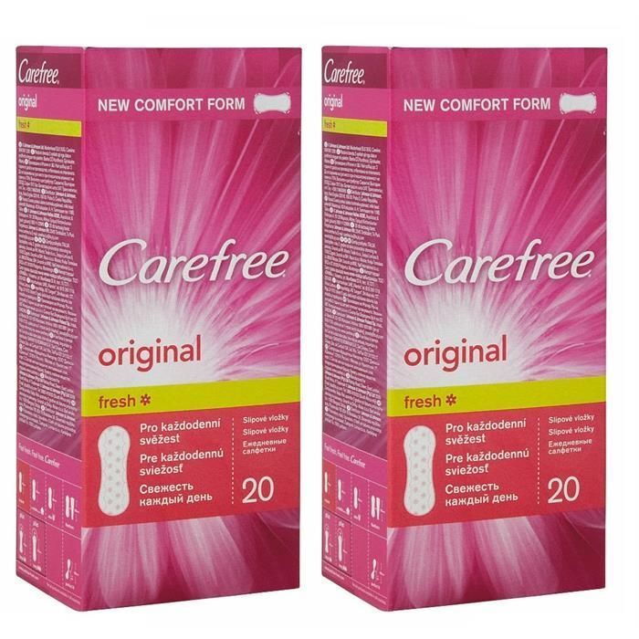 Carefree Hijyenik Ped Original Fresh 40 lı