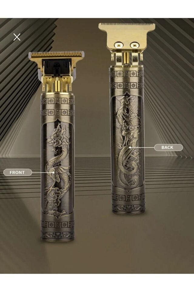 Ipone Dragon Çelik Kasa Profesyonel Saç Sakal Ense Çizim Tüm Vücut Tüyü Lazer Öncesi Tıraş Makinesi