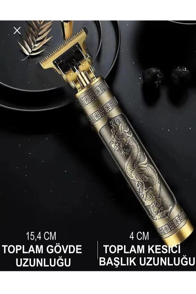 Ipone Dragon Çelik Kasa Profesyonel Saç Sakal Ense Çizim Tüm Vücut Tüyü Lazer Öncesi Tıraş Makinesi