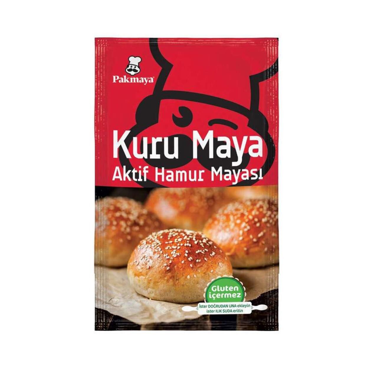 Pakmaya Kuru Aktif Hamur Mayası 100 gr Ekmek Mayası