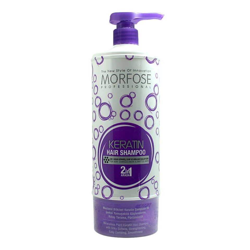 Morfose 1000 Ml Şampuan Keratin 2in1 Mor