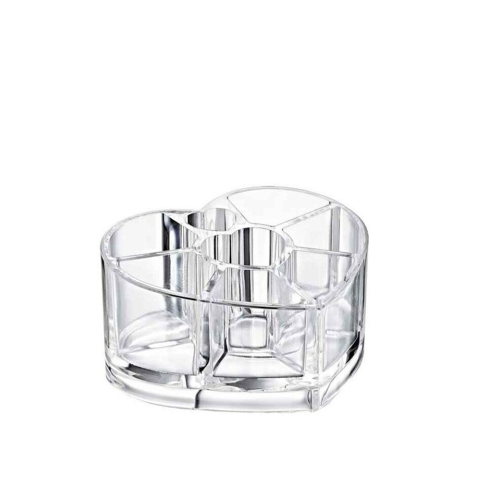 Kalp Şeklinde Makyaj Organizerı 12x10x6 cm