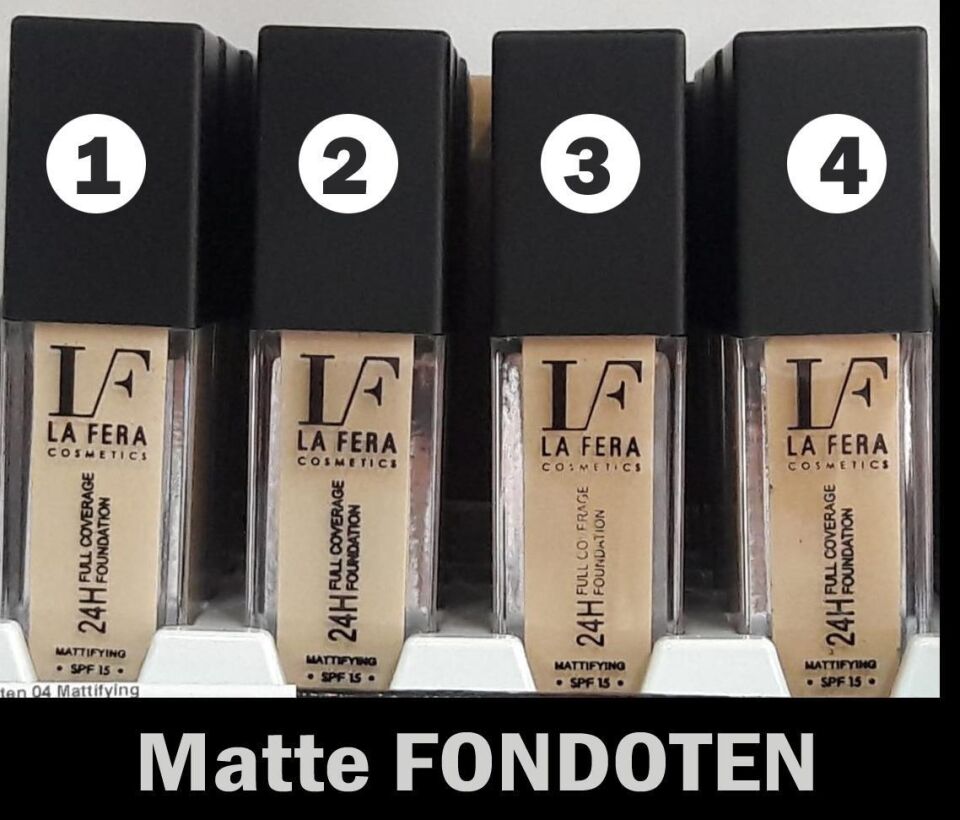 La Fera 24 h Full Covarage Matte Fondoten 01 Mattifying
