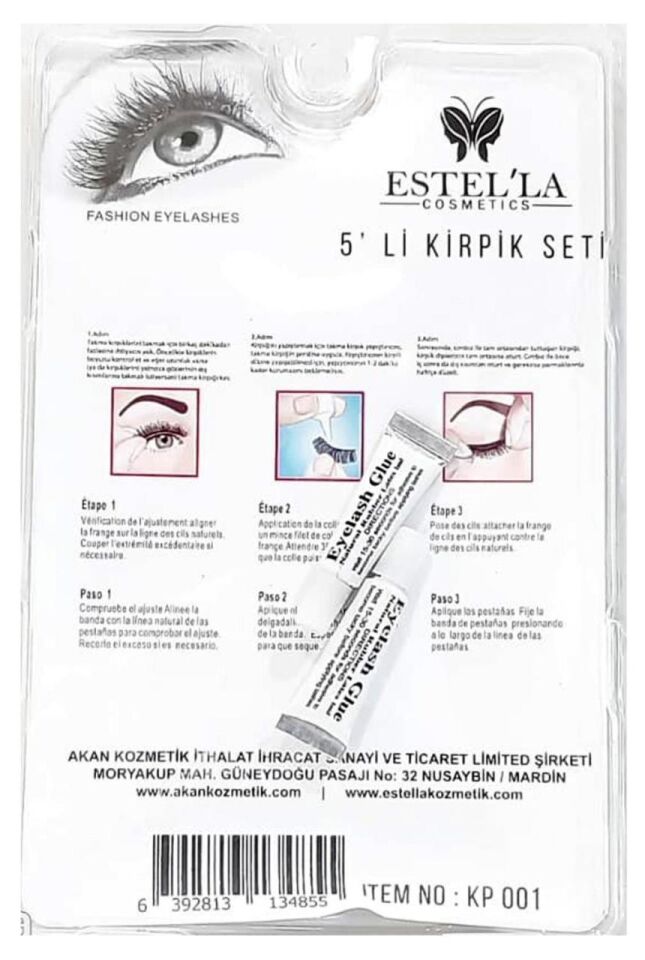 Dvl Takma Kirpik Seti 5 Li - M