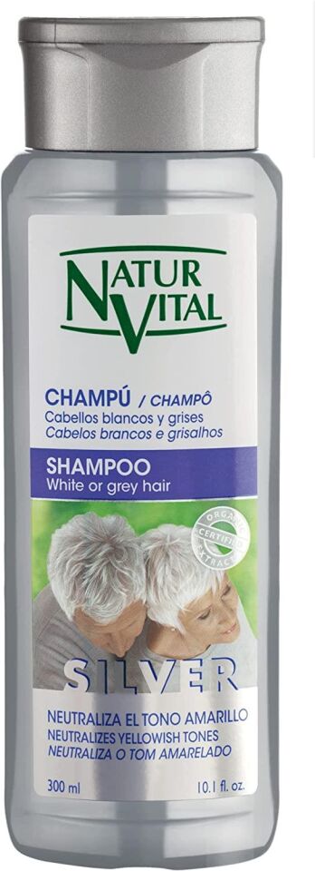 Natur Vital Silver Blueberry Turunculaşma Karşıtı Mor Şampuan 300ml Doğal Cila