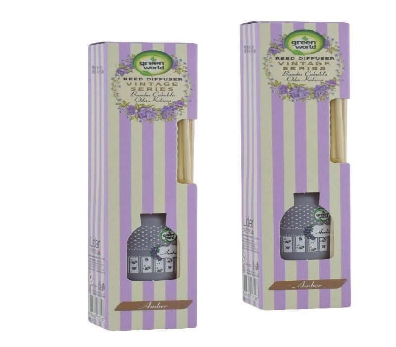 Green World Bambu Çubuklu Oda Kokusu Amber 40 ml