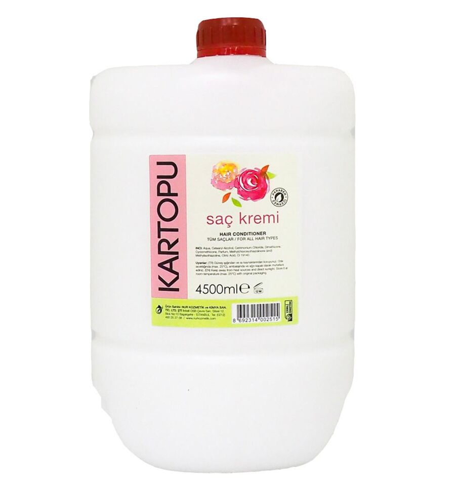 Kartopu Saç Kremi 4500 Ml Tüm Saçlar Profeyonel Kuaför