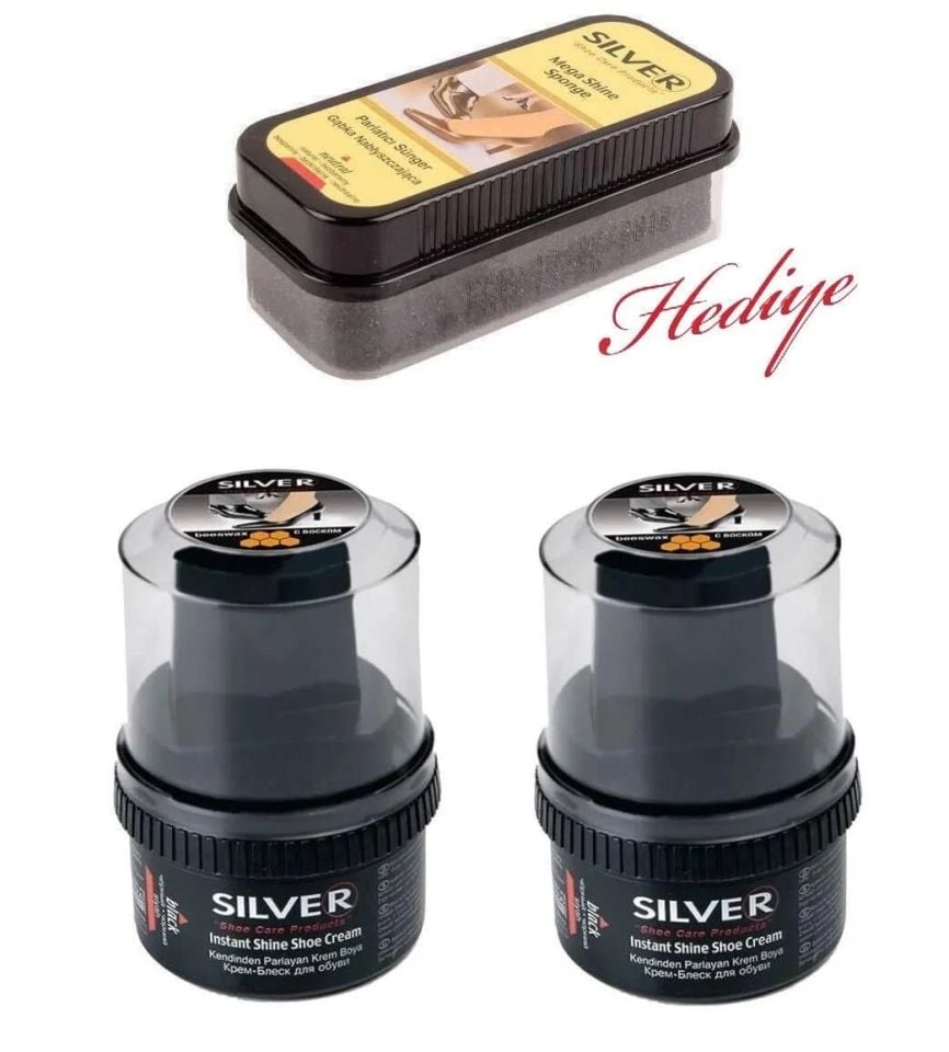 Silver 60 Ml Siyah Ayakkabı Boyası