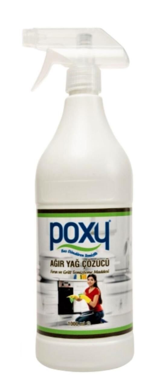 Poxy 1000 Ml Sprey Ağır Yağ Çözücü Fırın ve GRill Temizliği