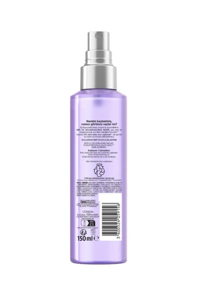 L'oréal Paris Elseve Hydra [hyaluronic] Nem ile Dolgunlaştıran Serum 150ML
