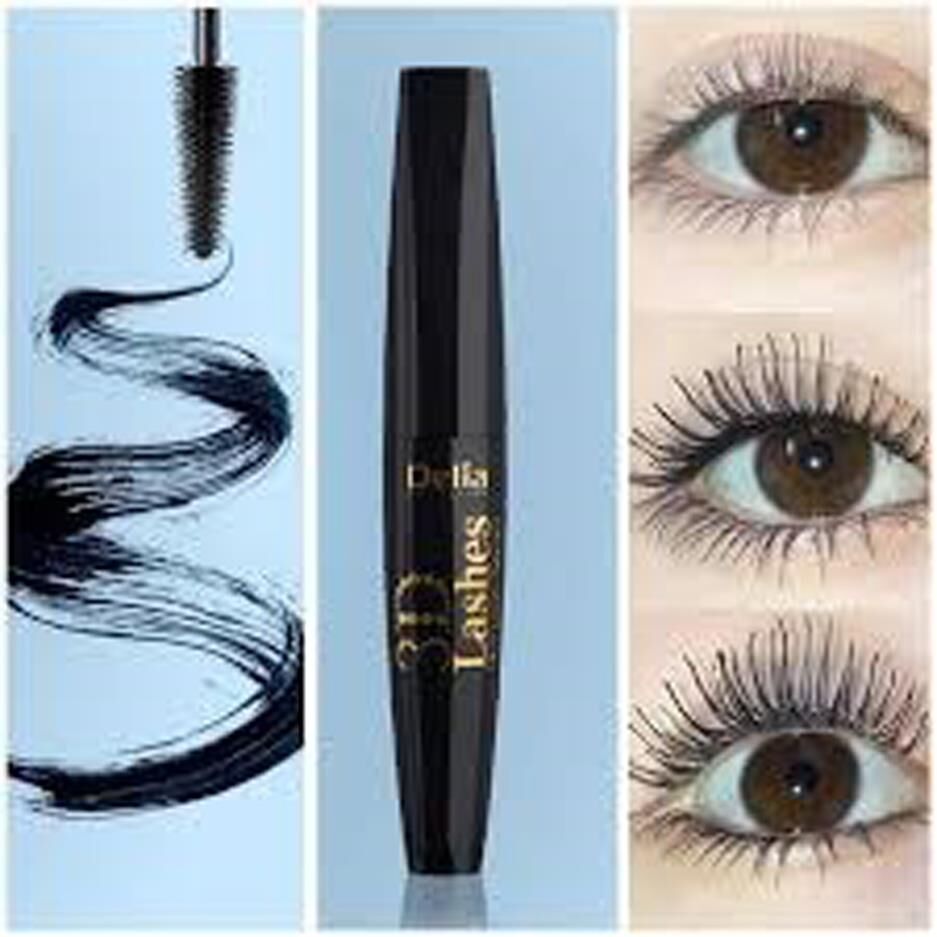 Delia Maskara New Look 3D Kirpikler Siyah 12 ml Silikon Fırça