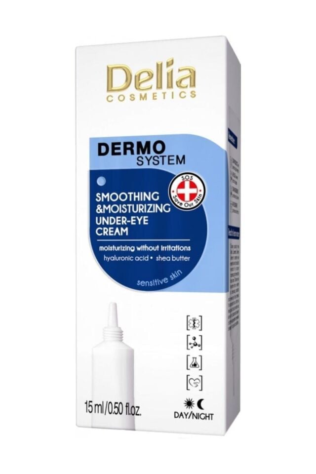 Delia Dermo Sistem SOS Hyaleuronic Acid Pürüzsüzleştirici Nemlendirci Göz Çevresi Krem 15 ml