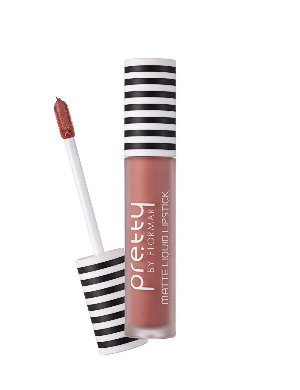 Flormar Mat Likit Ruj - Pretty By Flormar Matte Liquid Lipstick 02 Rosy Nude 8690604462728