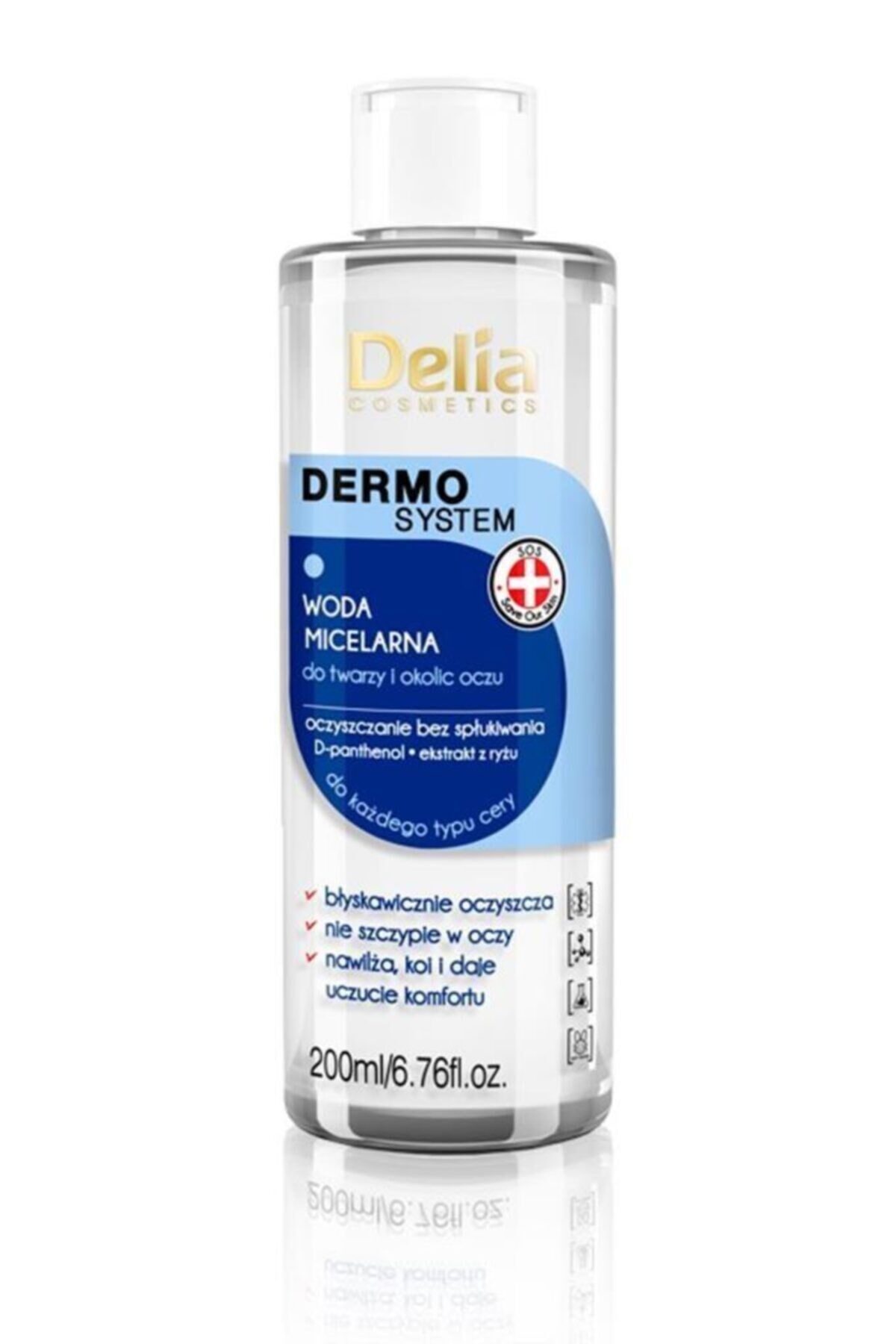 Delia 3 in1 Yüz ve Göz Temizleme Losyonu 200 Ml