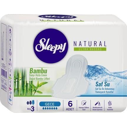 Sleepy Natural Gece Kadın Pedi 6 Adet