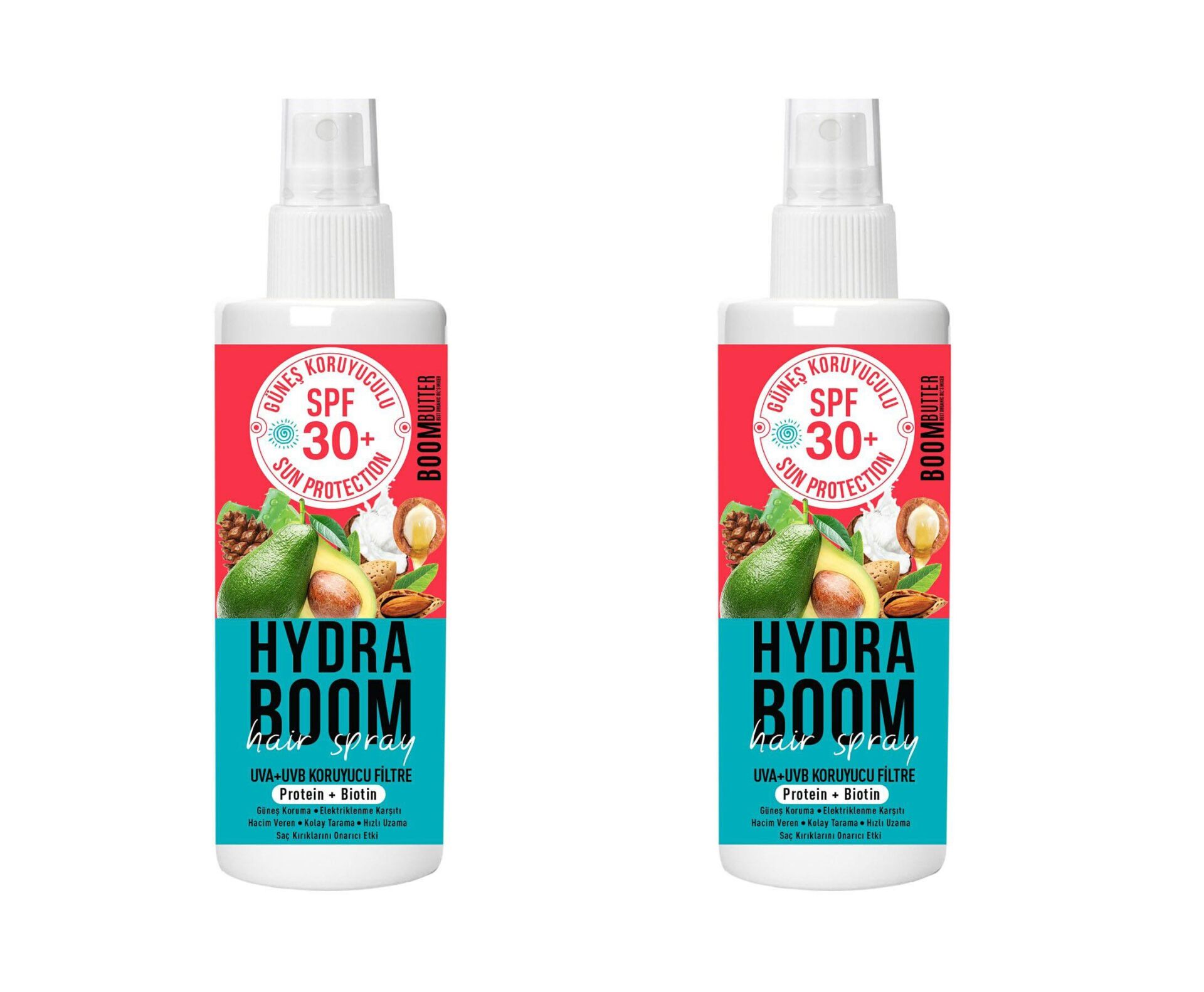 2 Adet x Procsin Boom Butter Hydra Boom Güneş Koruyuculu Spf30+ Saç Bakım Kremi Sprey 110 Ml