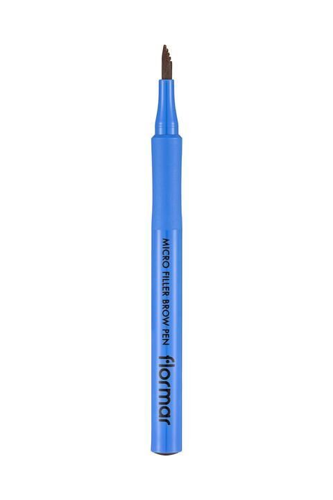 Flormar Micro Filler Açılı Tarayıcı Keçe Uçlu ve Suya Dayanıklı Kaş Kalemi  002 BROWN - 8682536020459