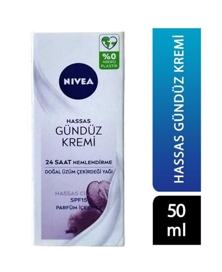 Nivea Yüz Bakım Soothing 24H Nemlendirici Hassas Gündüz Kremi Spf15 50 Ml