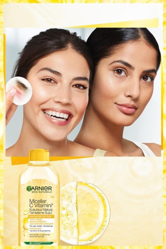 Garnier Micellar C Vitamini Kusursuz Makyaj Temizleme Suyu 400ml 3600542467667